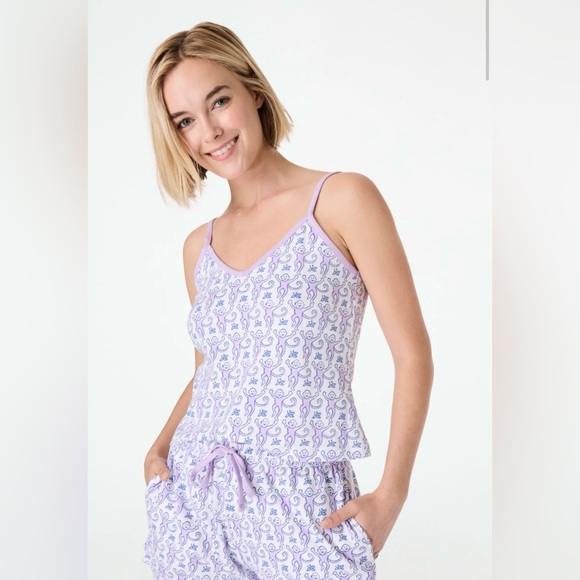 Roller Rabbit Other - Roller Rabbit Monkey Mischa Wiman’s PJ Set In Lavender Size L